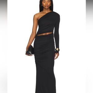 New | Camila Coehlo Nia Gown in Black XL